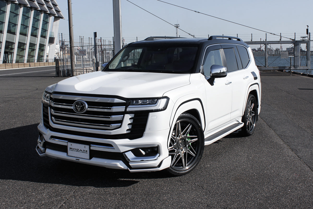 ランドクルーザー 300系 ROJAM(ロジャム)フロントコーナースポイラー カスタムパーツ