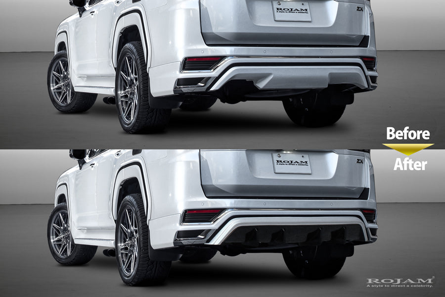 【ランドクルーザー 300系 ZXモデリスタ専用】ROJAM フロントコーナースポイラー・リアセンタースポイラー エアロセット