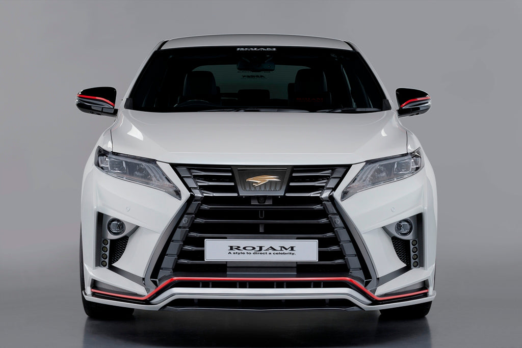 【ハリアー 60系 前期】ROJAM IRT GENIK フロントバンパー Ver.1・サイドステップ・リアバンパーセット PCS/DRCC対応