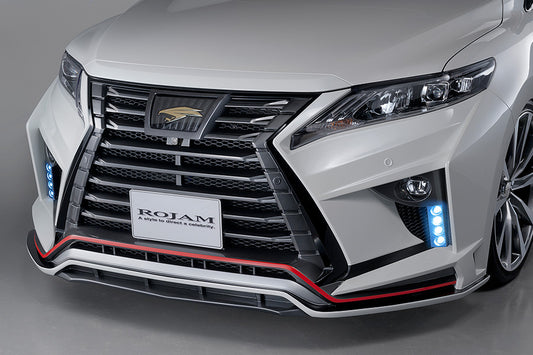 【ハリアー 60系 前期 】ROJAM IRT GENIK フロントバンパースポイラー Ver.1 PCS/DRCC対応