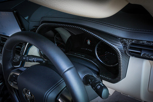 【ランドクルーザー 300】ROJAM カーボンデカール メーターパネル