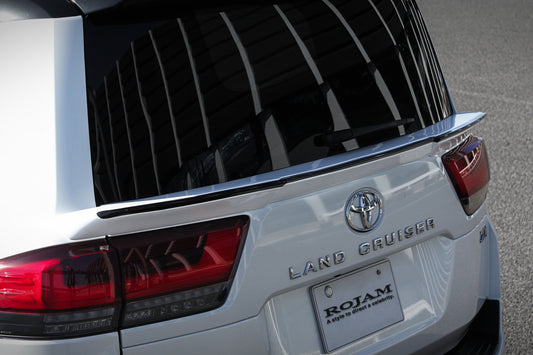 ROJAMのランクル300 エアロパーツ リアゲートスポイラー リアウィング ランクルカスタム