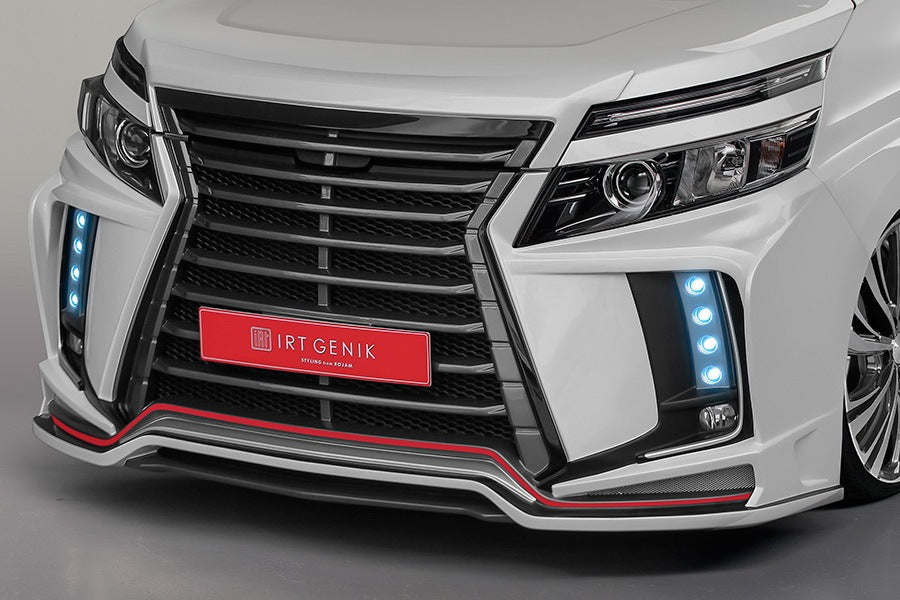 【ヴォクシー 80系 前期 ZSグレード】 ROJAM IRT GENIK フロントバンパースポイラー