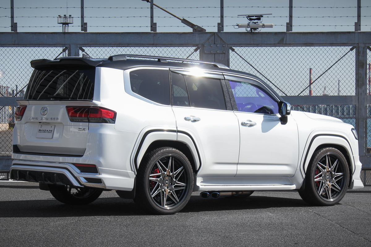 【ランドクルーザー 300系 ZXモデリスタ専用】ROJAM フロントコーナースポイラー・リアセンタースポイラー エアロセット