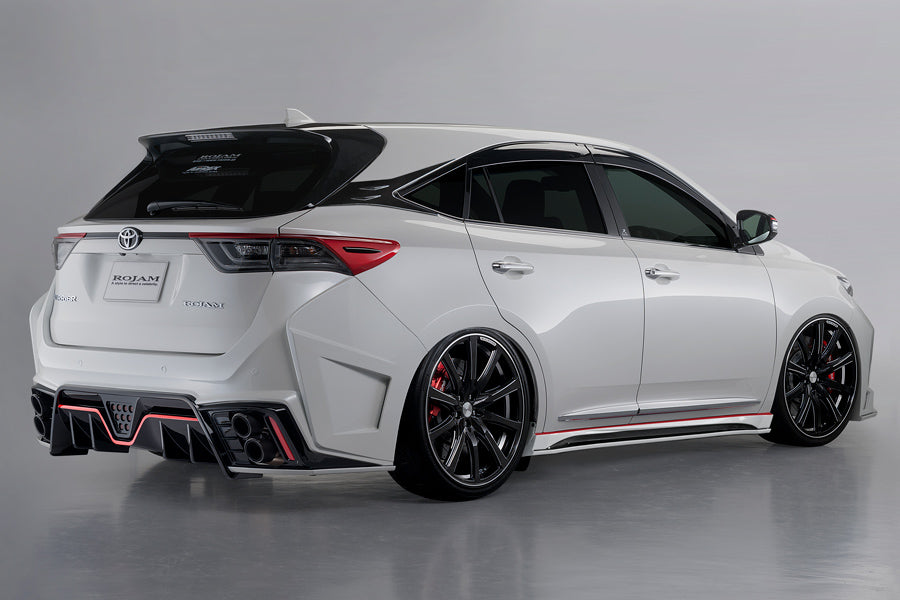 【ハリアー 60系 前期】ROJAM IRT GENIK フロントバンパー Ver.1・サイドステップ・リアバンパーセット PCS/DRCC対応