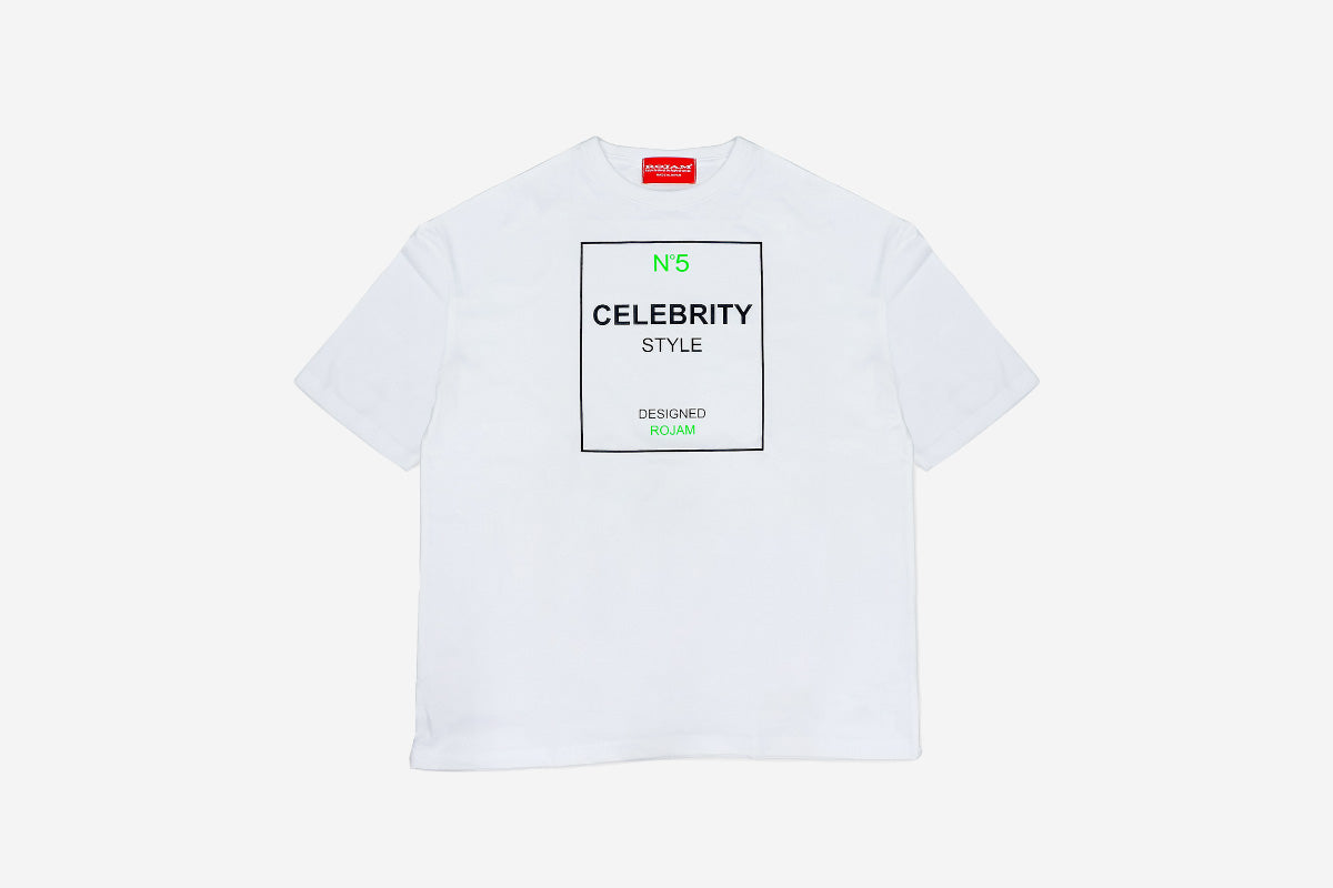 ROJAM ビッグシルエット Tシャツ 70-BT181-1 ユニセックスモデル ホワイト アパレルコレクション