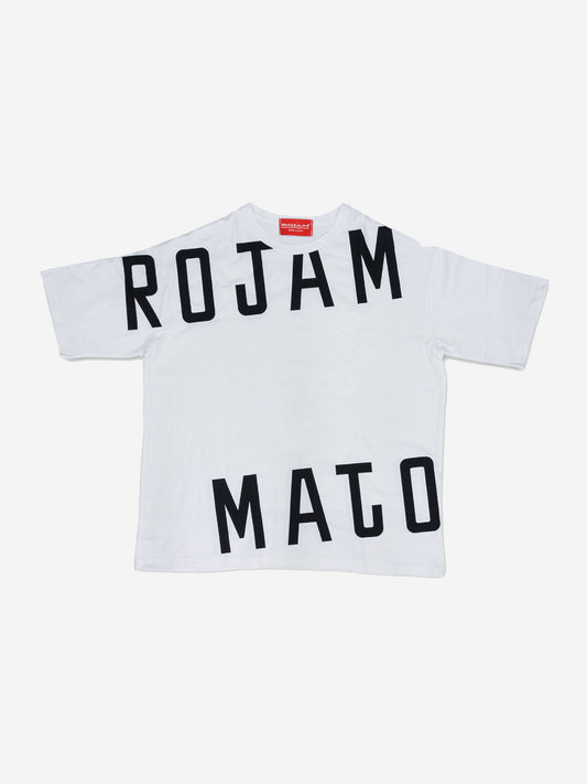 ROJAM ビッグシルエット Tシャツ “ホワイト” ユニセックスモデル ホワイト アパレルコレクション