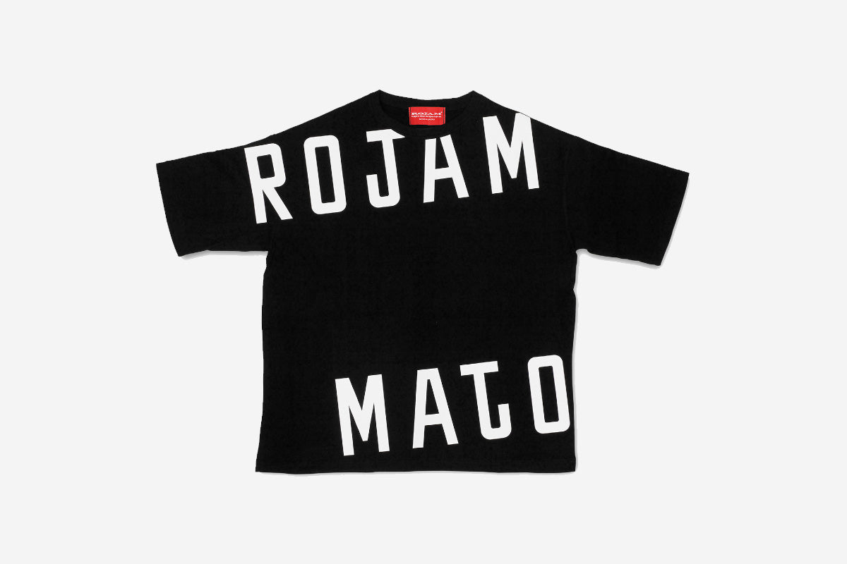 ROJAM ビッグシルエット Tシャツ 70-BT221-2 ユニセックスモデル ブラック アパレルコレクション