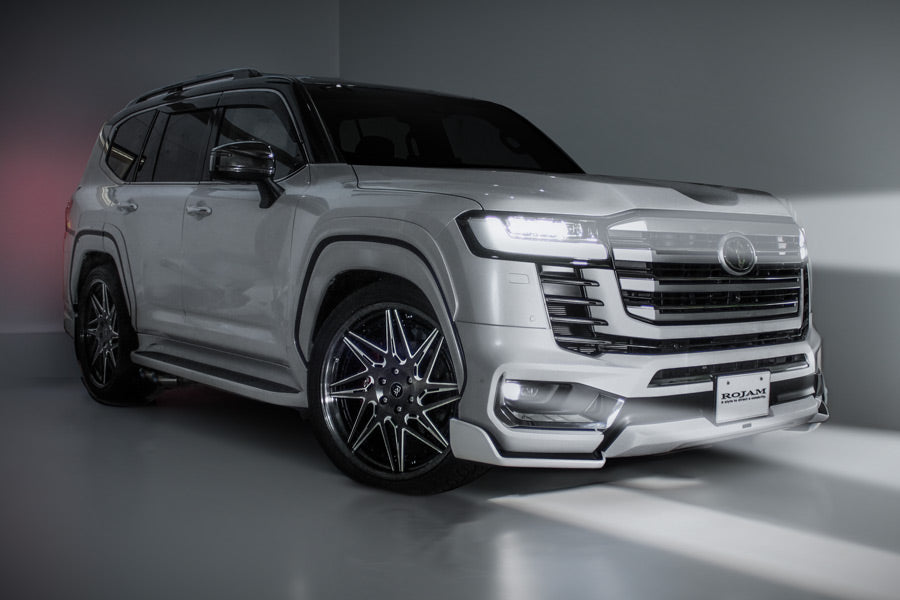 【ランドクルーザー 300系 ZXモデリスタ専用】ROJAM フロントコーナースポイラー・リアセンタースポイラー エアロセット