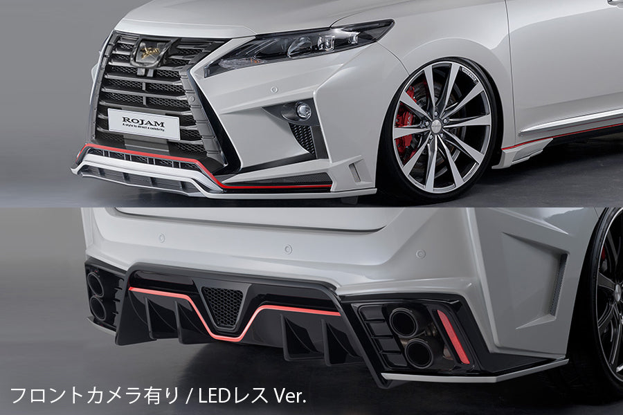 【ハリアー 60系 前期】ROJAM IRT GENIK フロントバンパー Ver.1・サイドステップ・リアバンパーセット PCS/DRCC対応