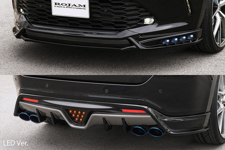 【ハリアー 60系 後期】ROJAM IRT フロントリップ・ リアリップ Ver.3