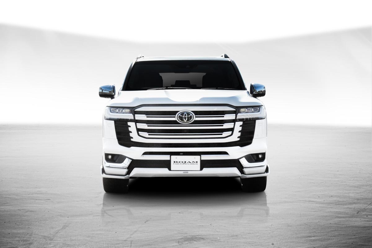 ランドクルーザー 300系 ROJAM(ロジャム)フロントコーナースポイラー ランクル300 カスタムパーツ