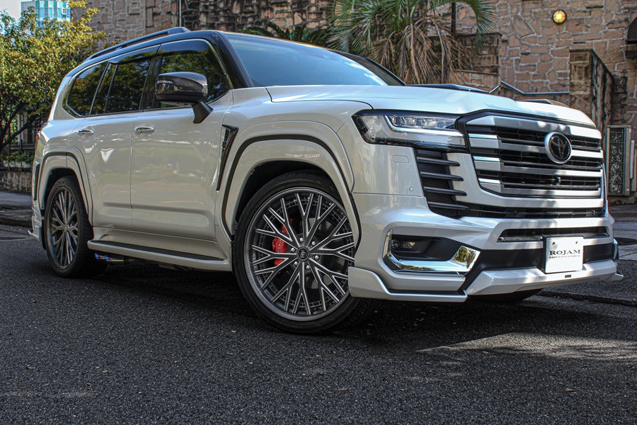 【ランドクルーザー 300系】ROJAM ボンネットダクト FRP素材 / カーボン素材