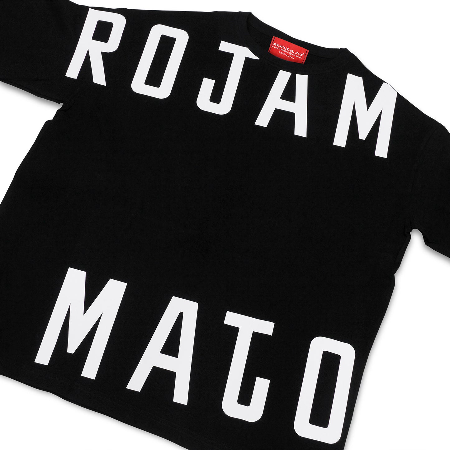 ROJAM ビッグシルエット Tシャツ ユニセックスモデル 70-BT221