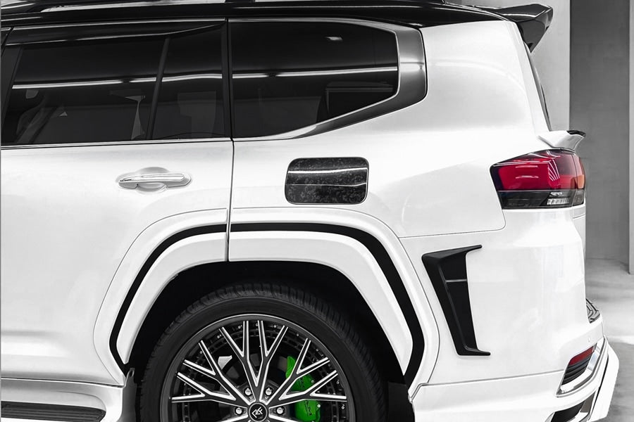 【ランドクルーザー 300系】ROJAM リアバンパーダクト FRP素材 / カーボン素材