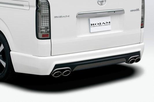 【ハイエース 200系】ROJAM IRT リアバンパースポイラー