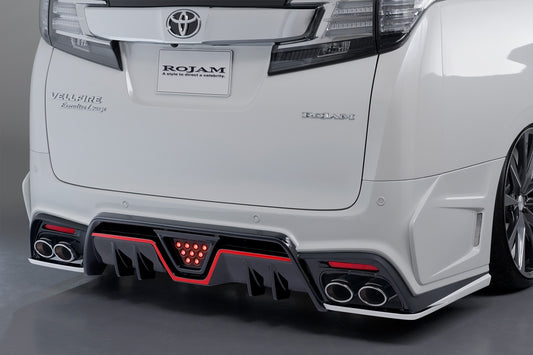 【ヴェルファイア 30系 前期・後期】ROJAM IRT GENIK リアバンパースポイラー