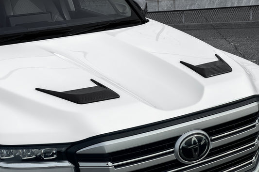 【ランドクルーザー 300系】ROJAM ボンネットダクト FRP素材 / カーボン素材