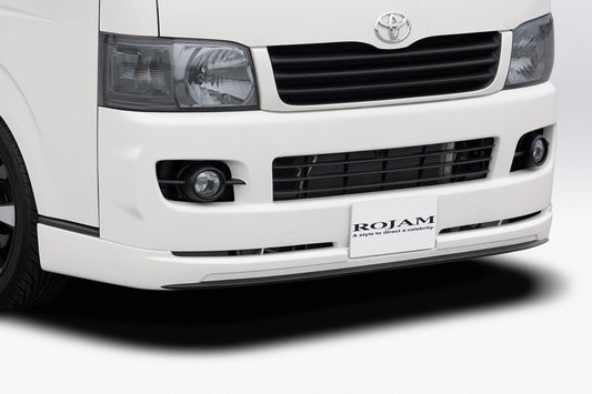 【ハイエース 200系】ROJAM IRT フロントリップスポイラー