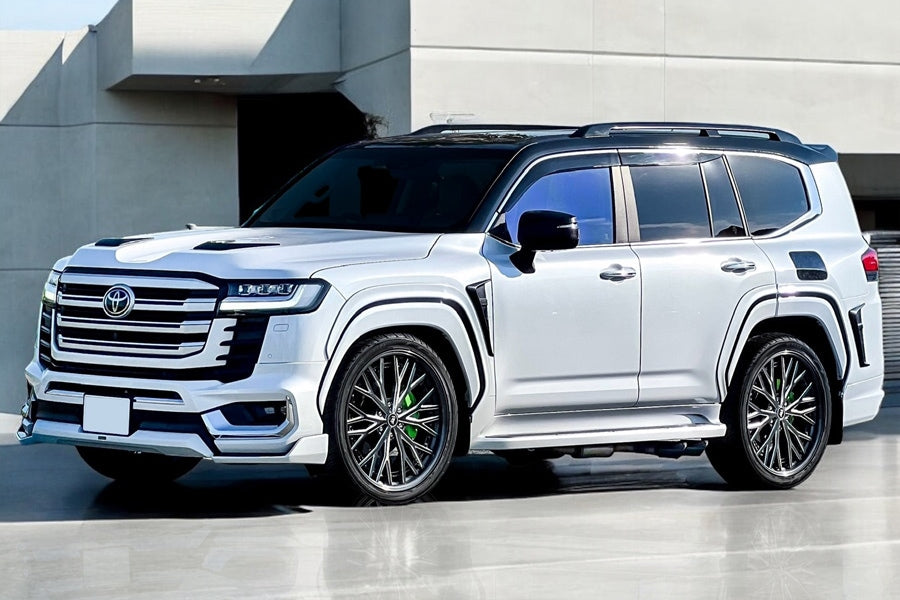 【ランドクルーザー 300系】ROJAM ボンネットダクト FRP素材 / カーボン素材