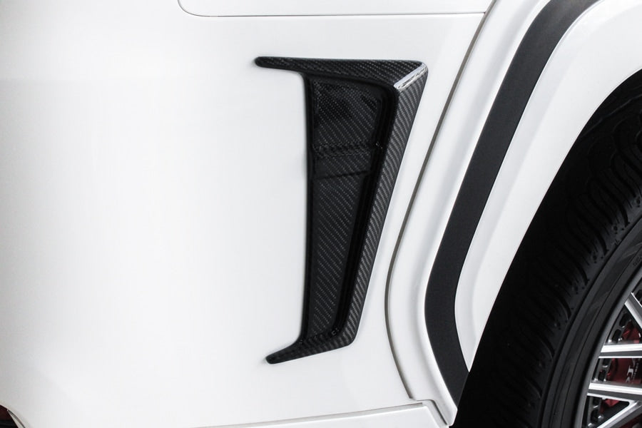 【ランドクルーザー 300系】ROJAM リアバンパーダクト FRP素材 / カーボン素材