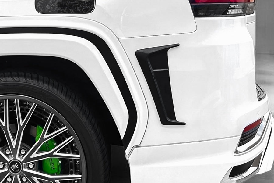 【ランドクルーザー 300系】ROJAM リアバンパーダクト FRP素材 / カーボン素材