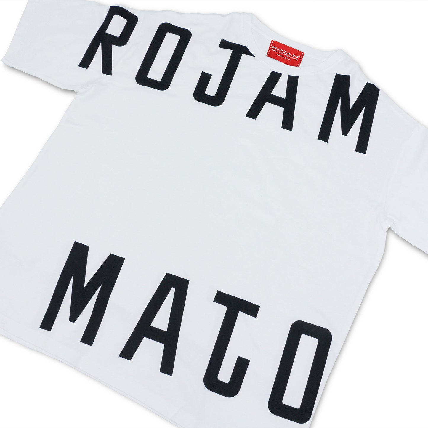 ROJAM ビッグシルエット Tシャツ ユニセックスモデル 70-BT221