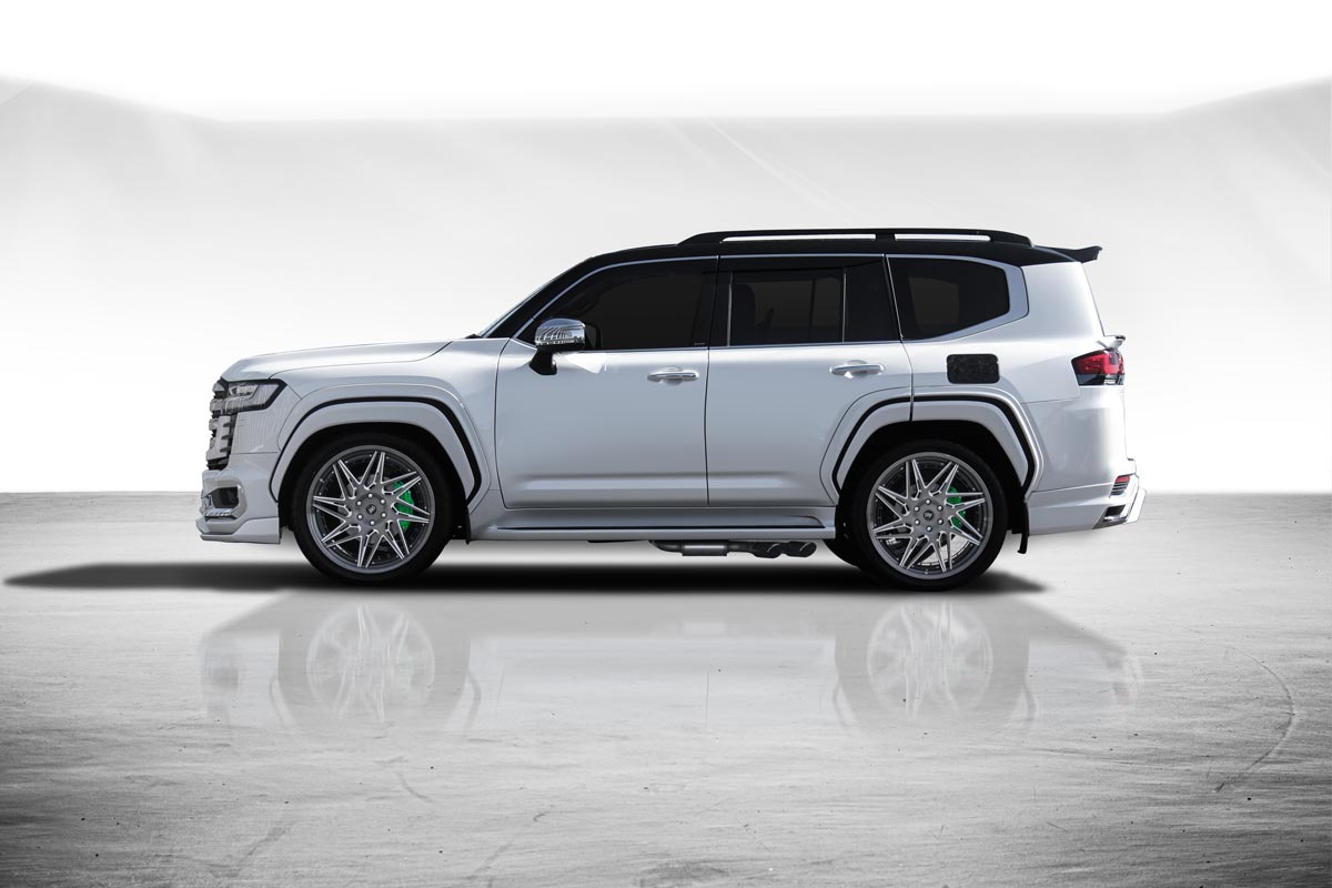 ランドクルーザー 300系 ROJAM(ロジャム)フロントコーナースポイラー ランクル300 カスタムパーツ