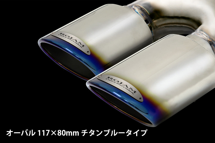 【ハリアー 60系】ROJAM DTMエキゾーストシステム 4本出しマフラー IRT対応