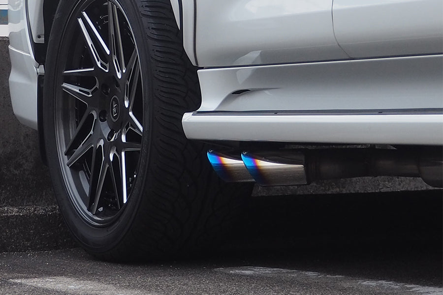 【ランドクルーザー 300】DTMサイドエキゾーストシステム 4本出しマフラー(3.5L 4WD ガソリン車)