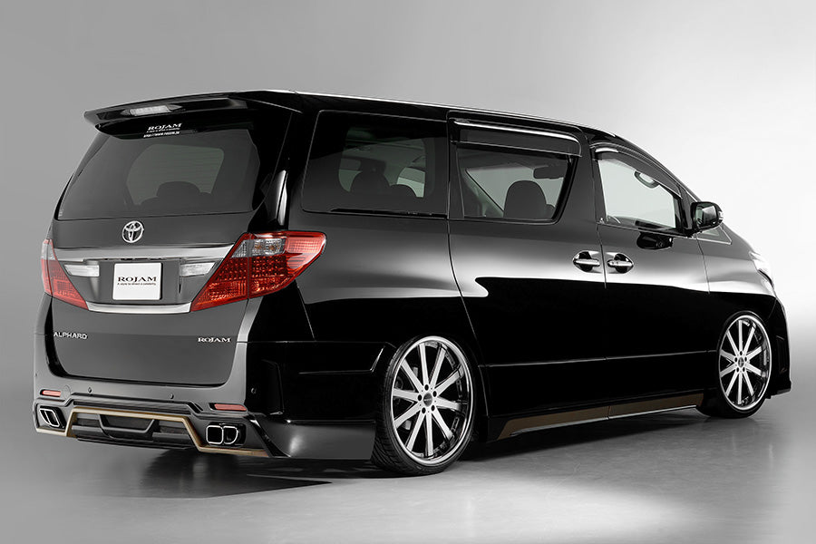 【アルファード/ヴェルファイア 20系 前期・後期】ROJAM IRT GENIK リアバンパースポイラー Ver.2