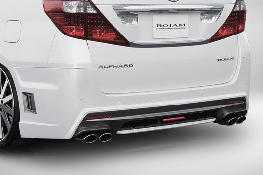 【アルファード/ヴェルファイア20系 前・後期 】ROJAM IRT GENIK リアバンパースポイラー Ver.1