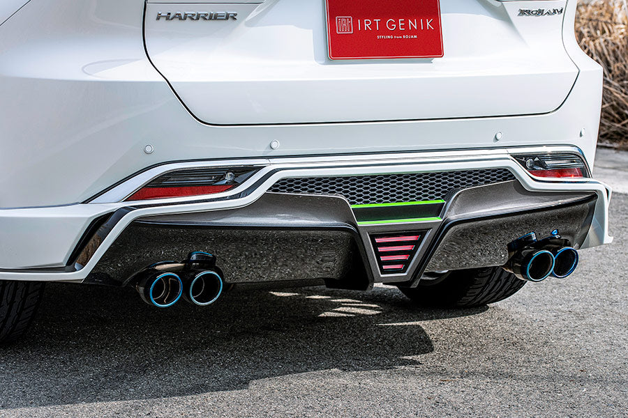 【ハリアー 80系】ROJAM IRT 対応 DTMエキゾーストシステム 4本出しマフラー
