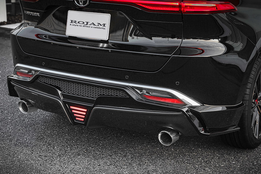 【ハリアー 80系 】純正バンパー/ROJAM IRT 対応 DTMエキゾーストシステム 左右出しマフラー