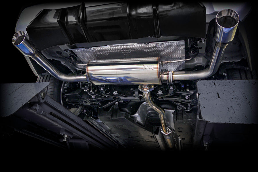 【RAV4 50系】純正バンパー対応 DTMエキゾーストシステム 左右出しマフラー