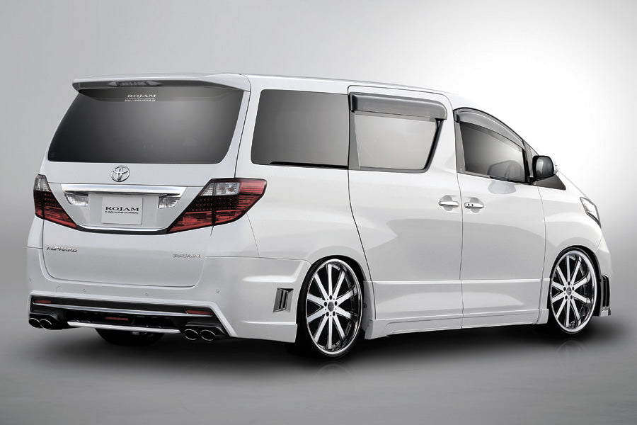 【アルファード/ヴェルファイア20系 前・後期 】ROJAM IRT GENIK リアバンパースポイラー Ver.1