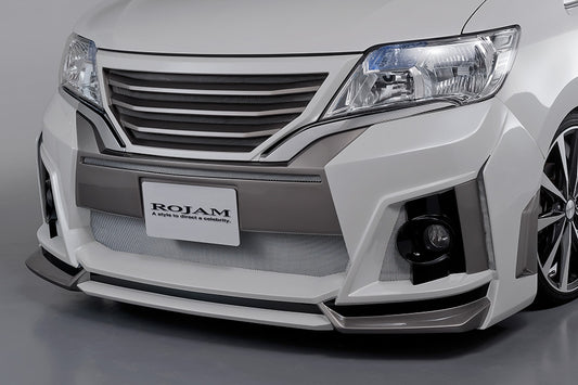 【セレナ C26 後期】ROJAM IRT GENIK フロントバンパースポイラー