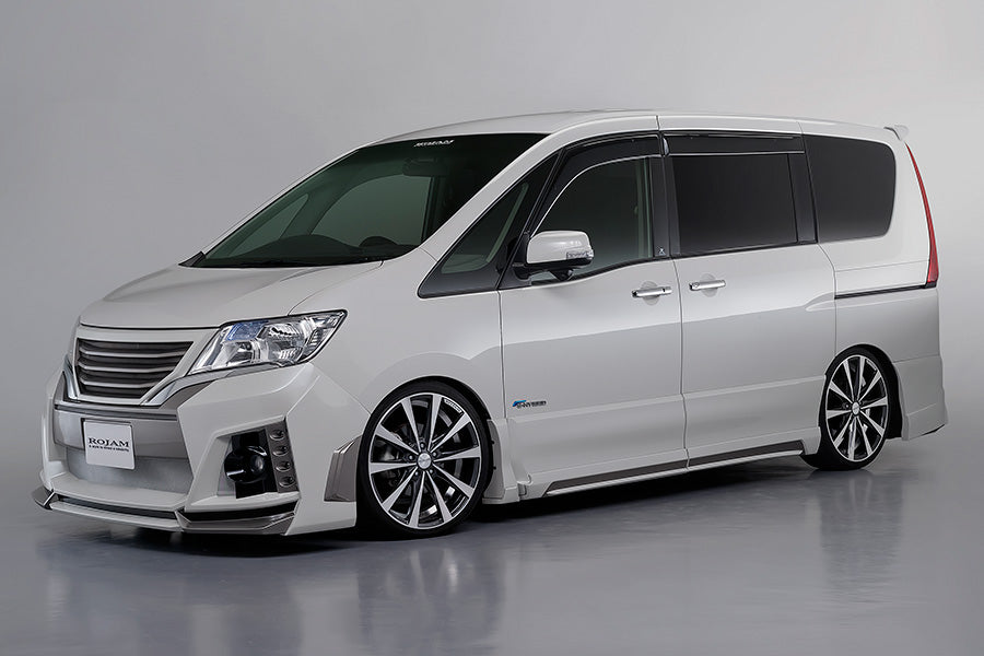 【セレナ C26 後期】ROJAM IRT GENIK フロントバンパー・サイド・リアバンパーセット