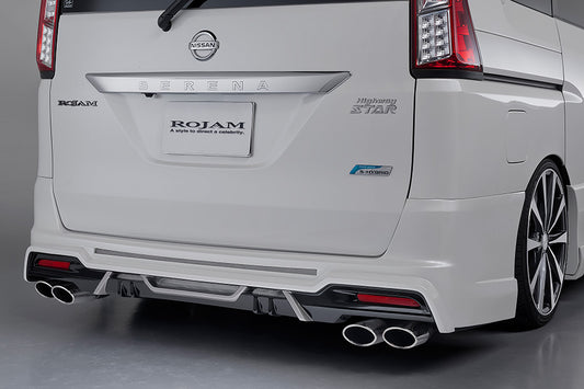 【セレナ C26】ROJAM IRT GENIK リアバンパースポイラー