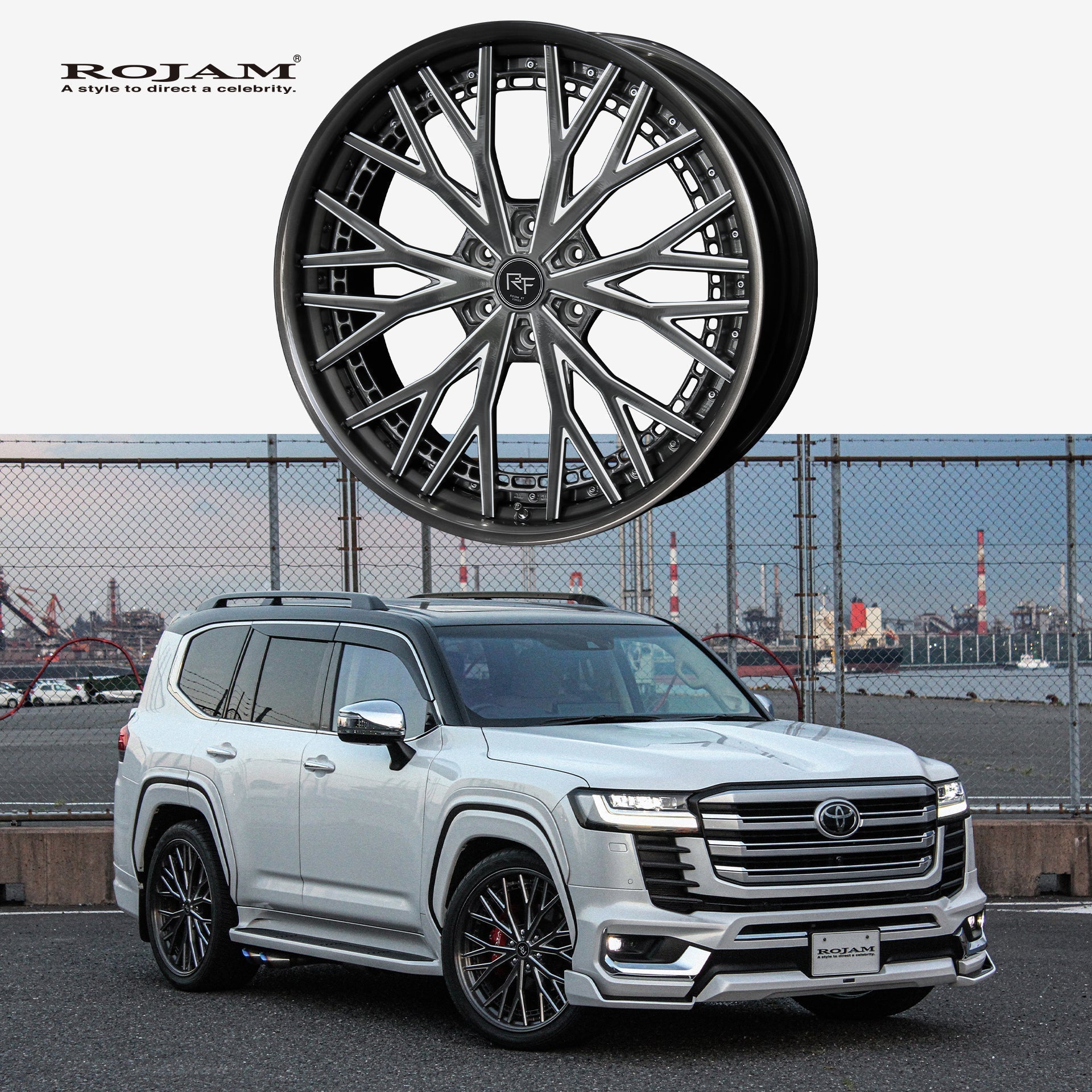 ランドクルーザー 300系 VJA300Wの鍛造ホイールならROJAM｜【ROJAM RT FORGED RT241-F2】鍛造ホイール一覧 ...
