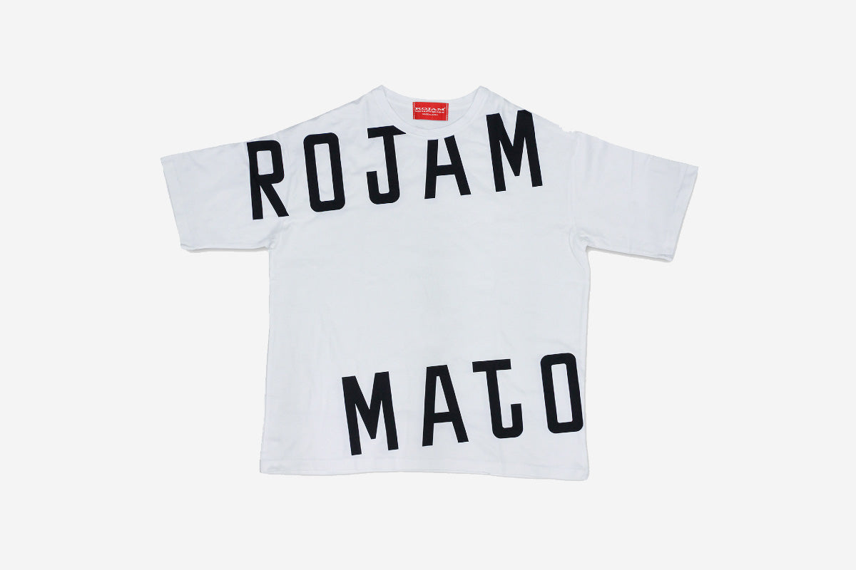 ROJAM ビッグシルエット Tシャツ 70-BT221-1 ユニセックスモデル ホワイト アパレルコレクション