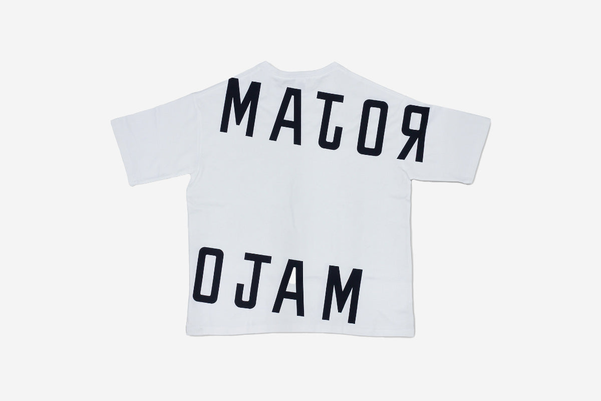 ROJAM ビッグシルエット Tシャツ 70-BT221-1 ユニセックスモデル ホワイト アパレルコレクション