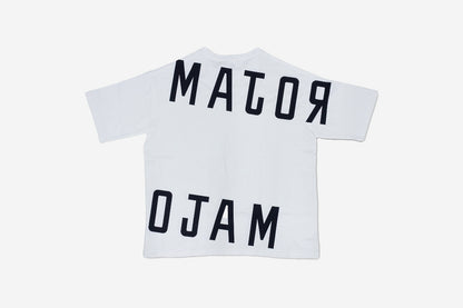 ROJAM ビッグシルエット Tシャツ 70-BT221-1 ユニセックスモデル ホワイト アパレルコレクション