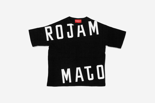 ROJAM ビッグシルエット Tシャツ 70-BT221-2 ユニセックスモデル ブラック アパレルコレクション