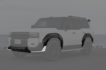 【特別先行販売】【ランドクルーザー 250系】ROJAM スポイラー・リアゲートスポイラー・リアウィング・オーバーフェンダー エアロパーツ 7点セット