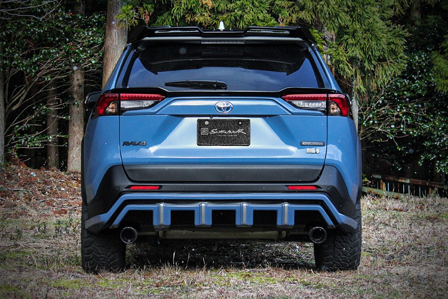 【RAV4 50系】ROJAM IRT SURVIVOR リアハーフスポイラー（アドベンチャー）