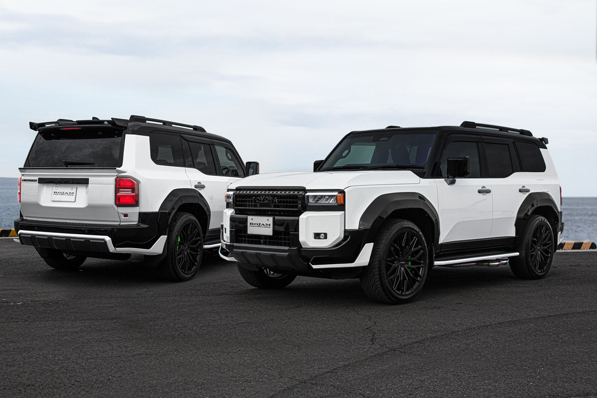 ランドクルーザー250系 ランクル250 専用 ROJAM フロントリップ・リアスポイラー・オーバーフェンダー カスタム