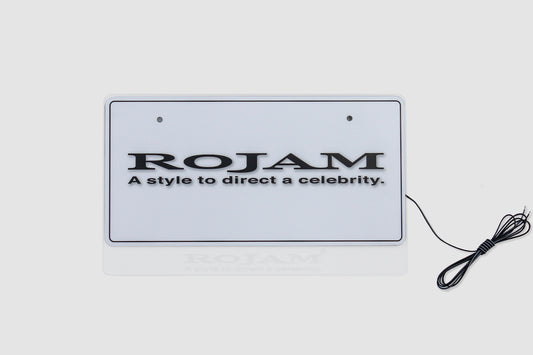 ROJAM イルミライセンスプレート