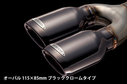 【ハリアー 60系】ROJAM DTMエキゾーストシステム 4本出しマフラー IRT対応