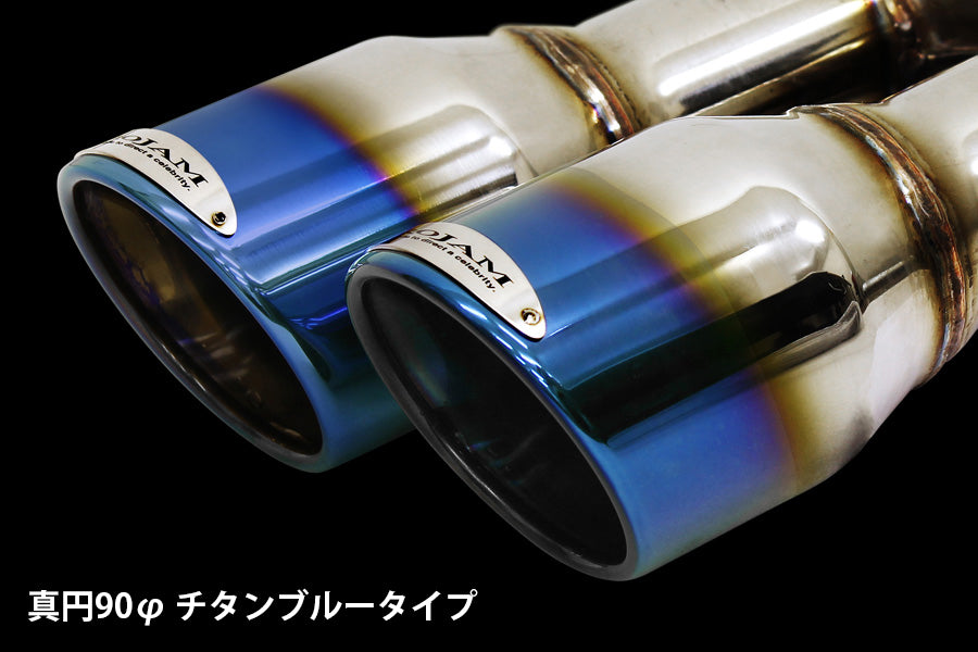 【アルファード/ヴェルファイア 30系】ROJAM IRT GENIK 対応 DTMエキゾーストシステム 4本出しマフラー 真円90Φ